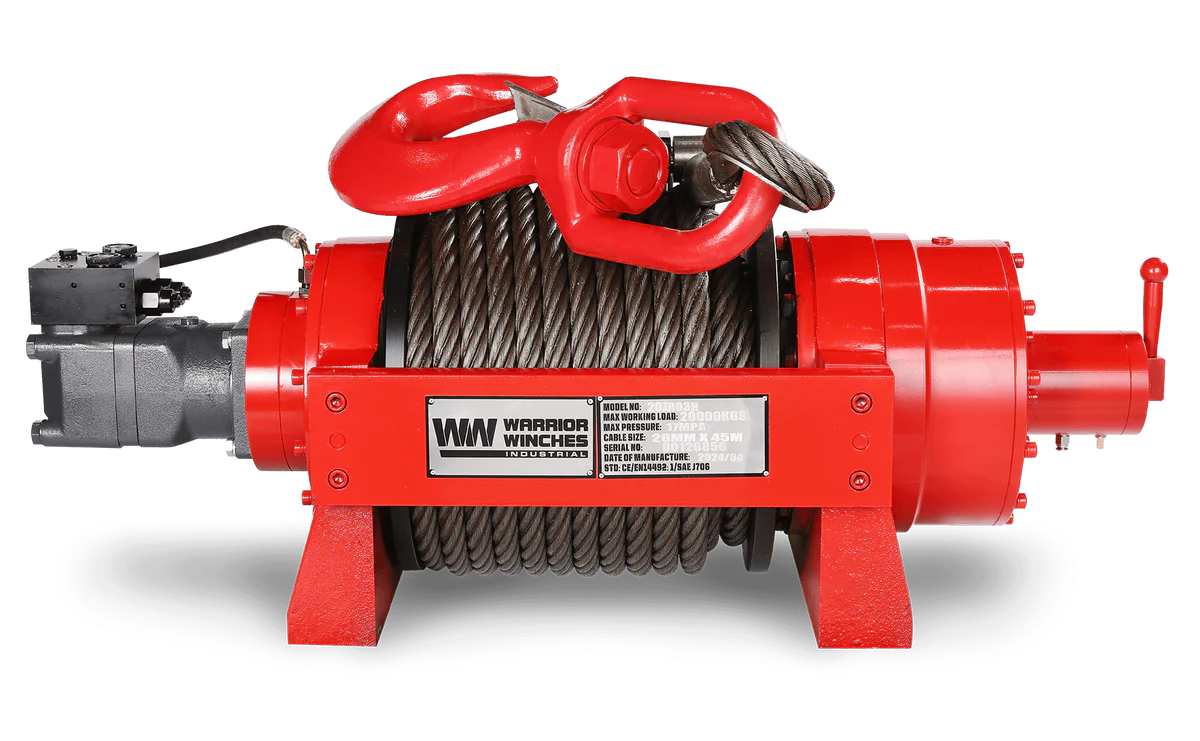 JR20 44,000lb (20 Ton) Industrial Hydraulic Winch