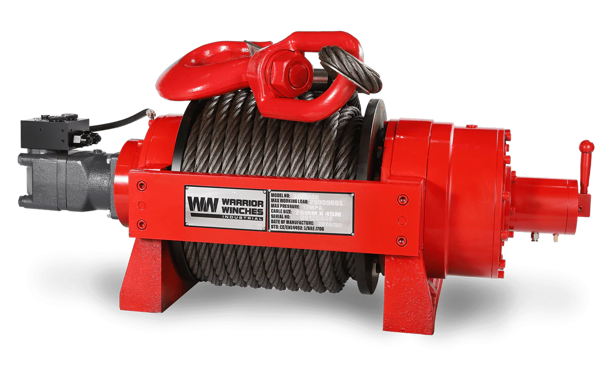 JR20 44,000lb (20 Ton) Industrial Hydraulic Winch