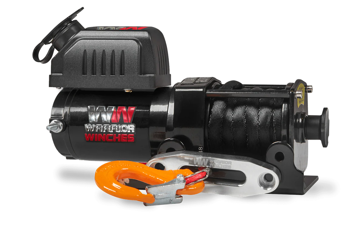 Warrior Ninja 2000lb Winch - 12v Synthetic Rope