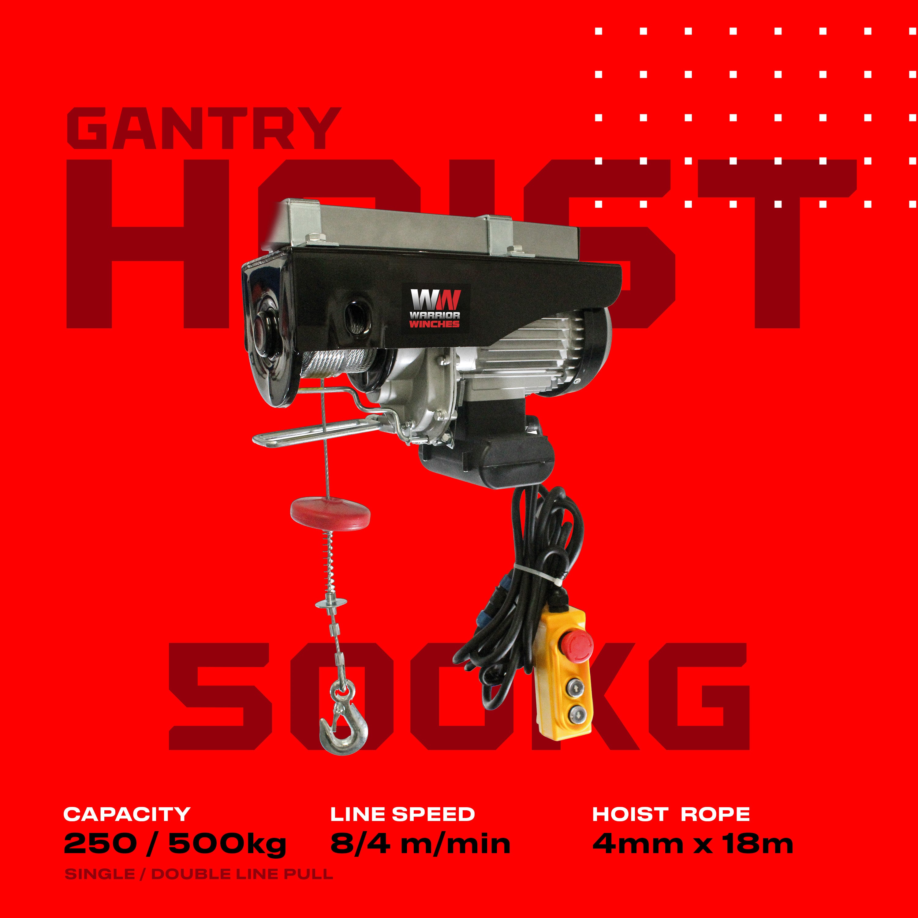 Warrior 500kg Electric Hoist