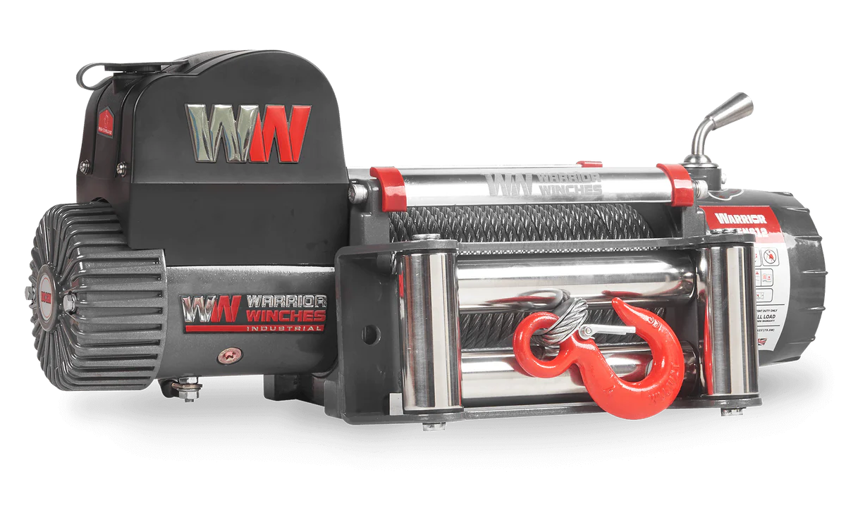 Warrior 2500EN Winch - 12v Steel Rope