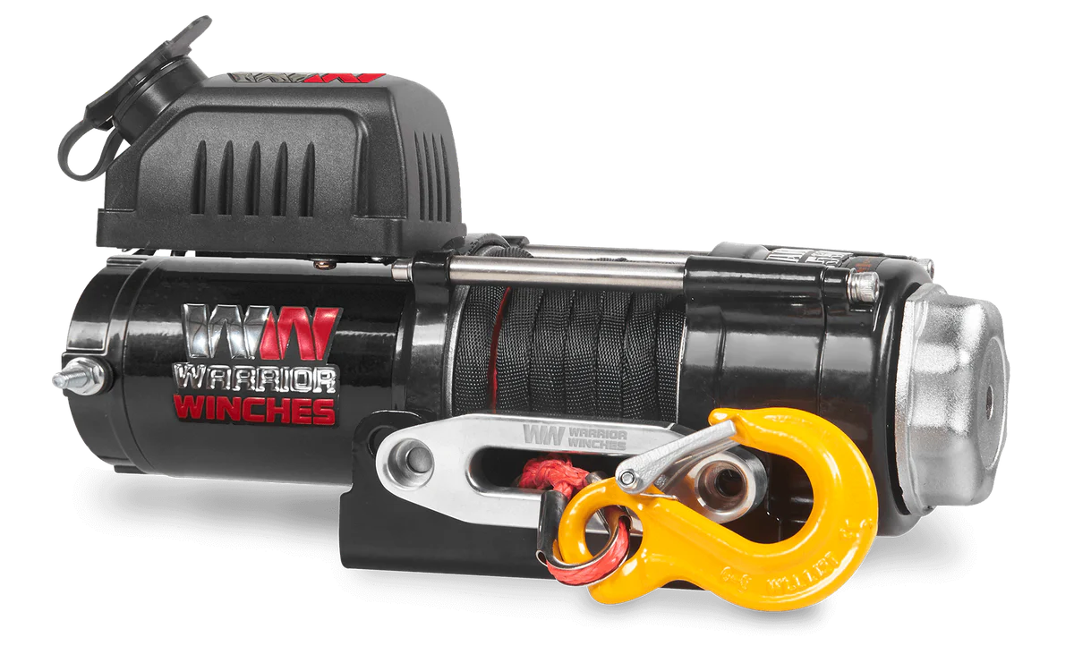Warrior Ninja 2500lb Winch - 12v Synthetic Rope