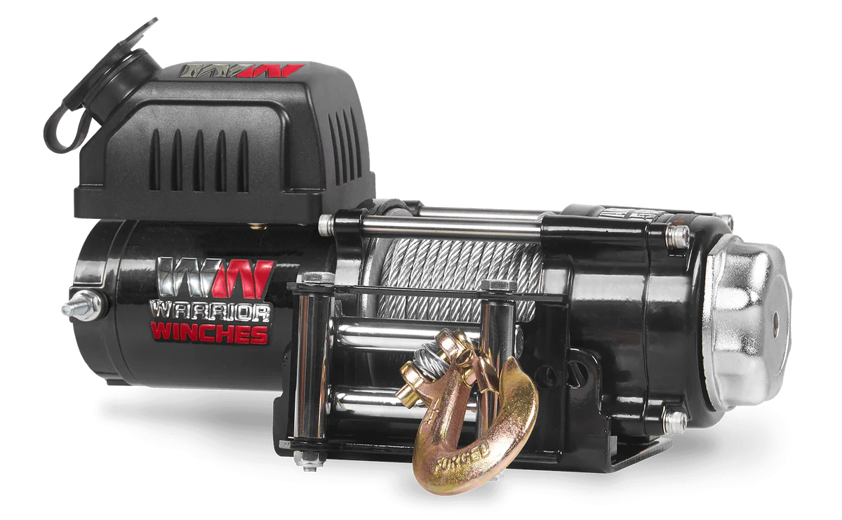 Warrior Ninja 2500lb Winch - 12v Steel Rope