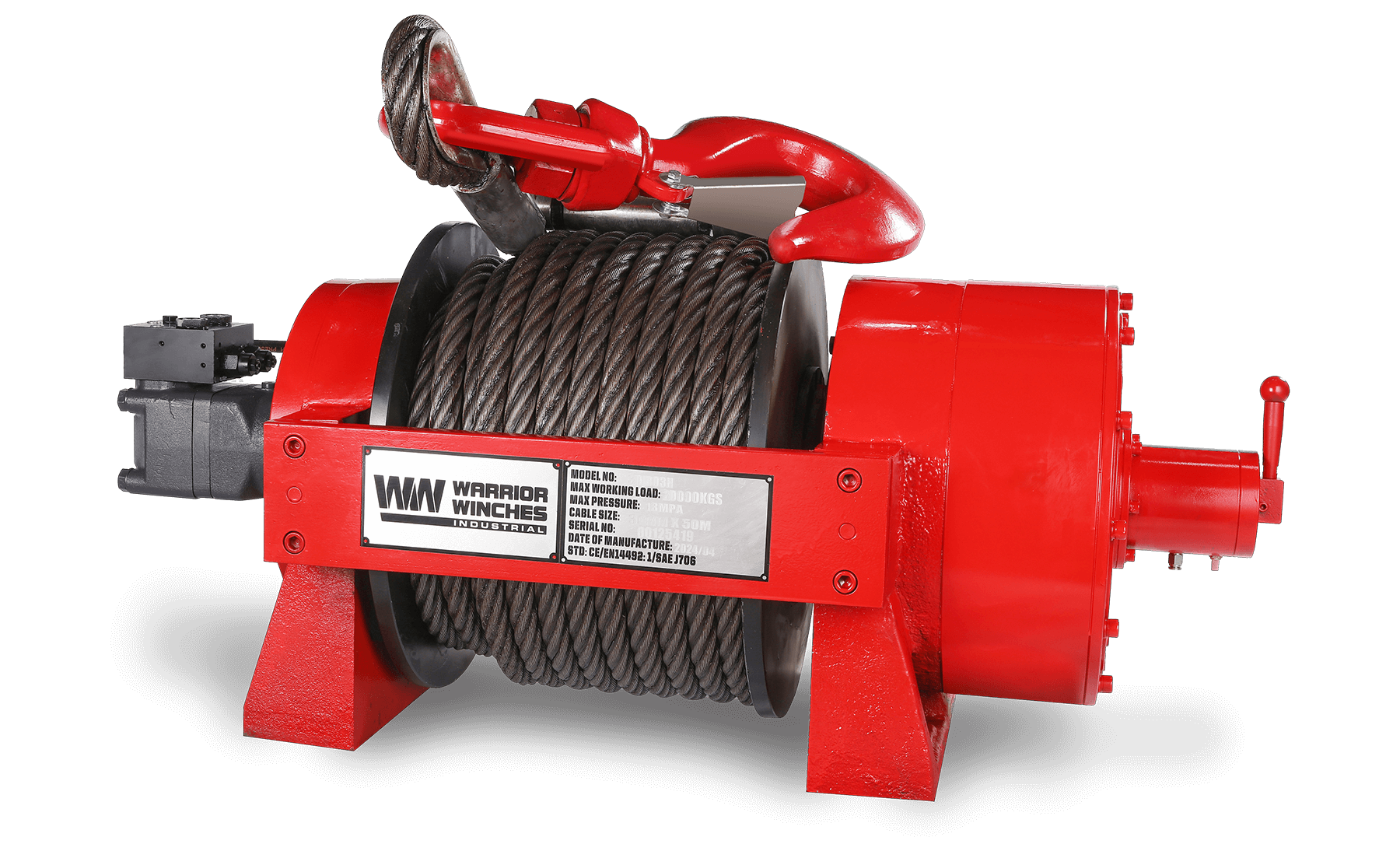 JR 30 Tonne Industrial Hydraulic Winch - Bimson Power