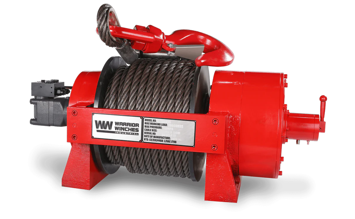JR30 66,000lb (30 Ton) Industrial Hydraulic Winch