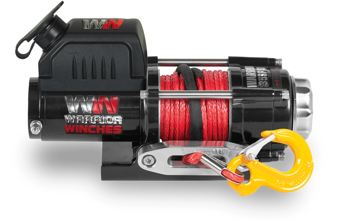 Warrior Ninja 3500lb Winch - 12v Synthetic Rope
