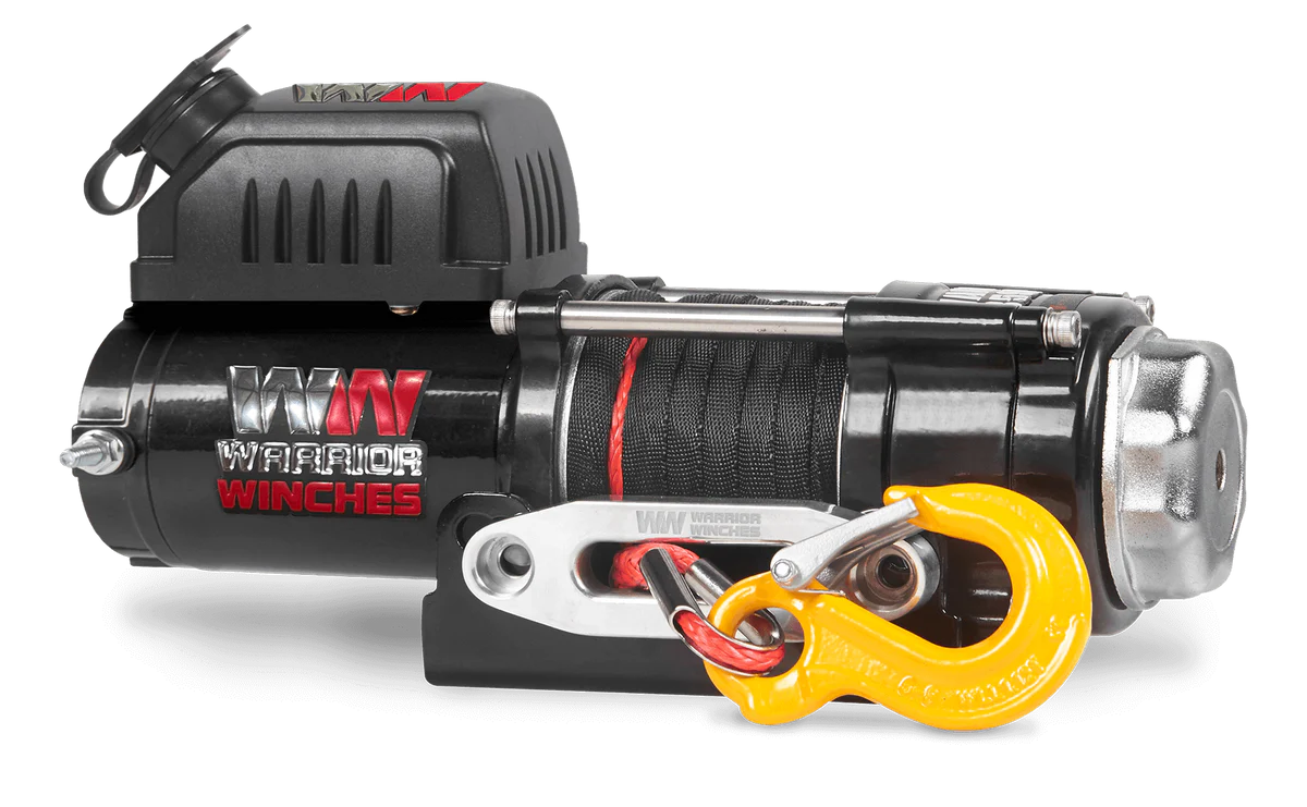 Warrior Ninja 3500lb Winch - 12v Synthetic Rope