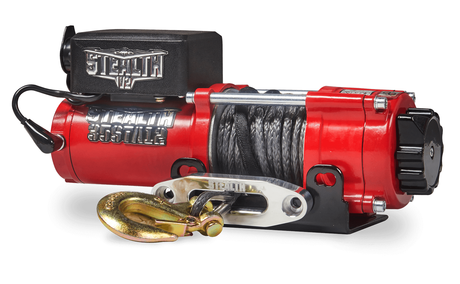 Stealth 3500lb Winch - 12v Synthetic Rope