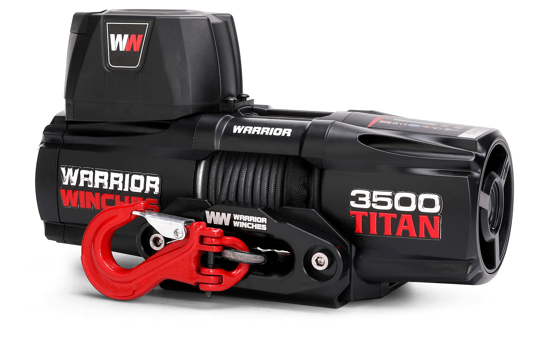 Titan 3500 Electric Winch - 12v Synthetic Rope