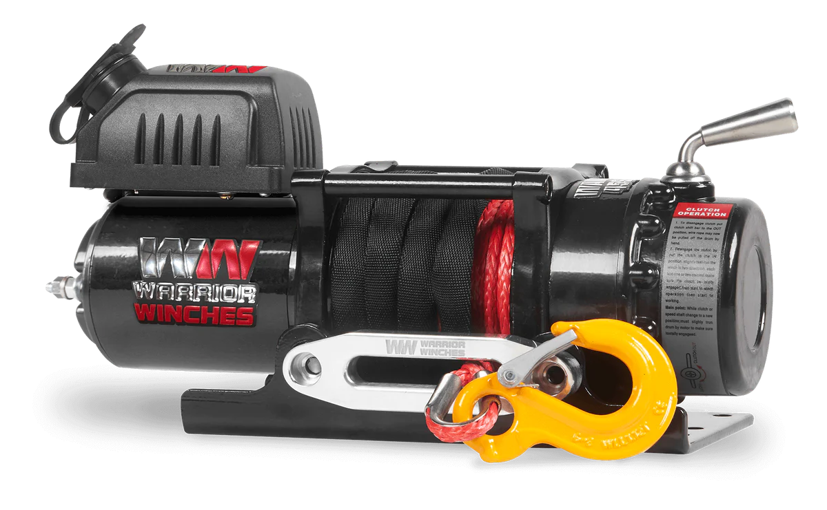 Warrior Ninja 4500lb Winch - 12v Synthetic Rope