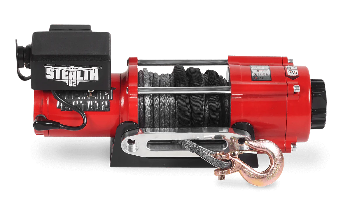 Stealth 4500lb Winch - Synthetic Rope