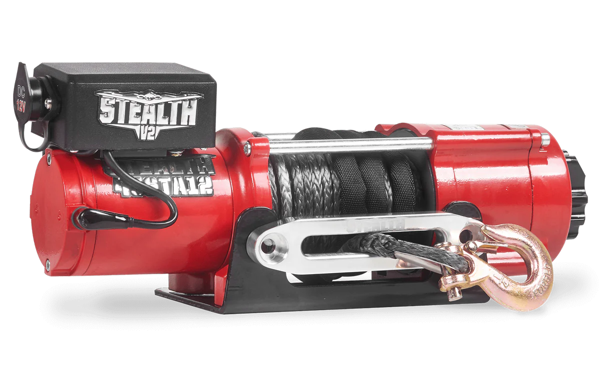 Stealth 4500lb Winch - Synthetic Rope