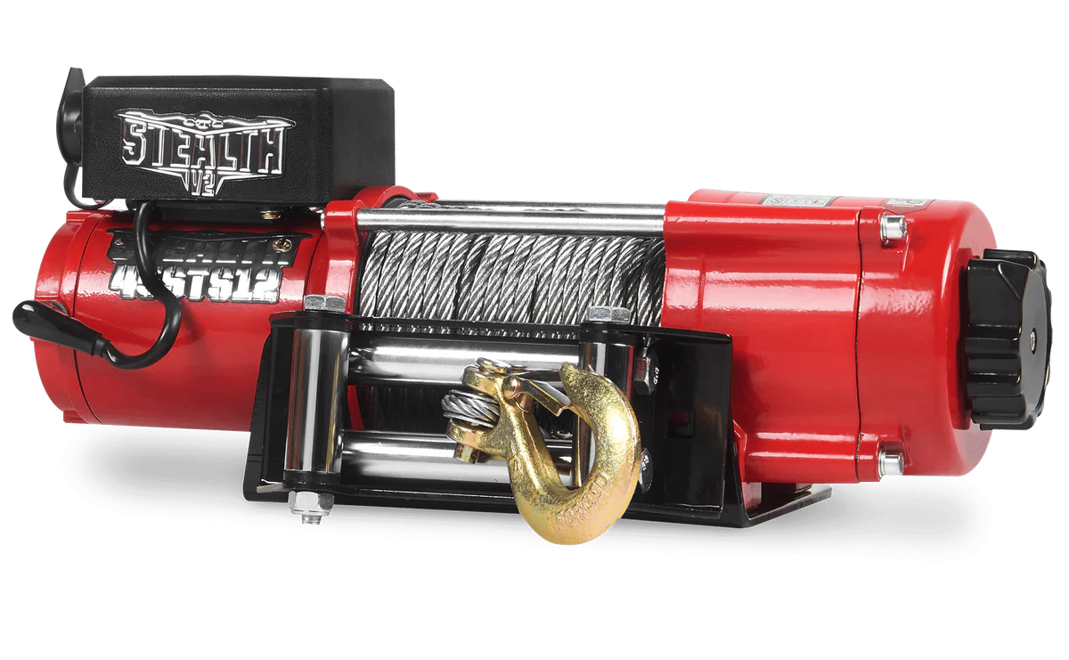Stealth 4500lb Winch - Steel Rope