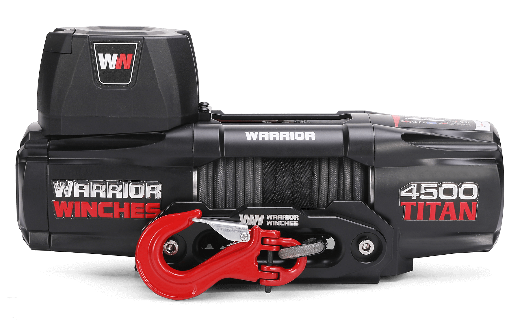 Titan 4500 Electric Winch - 12v Synthetic Rope