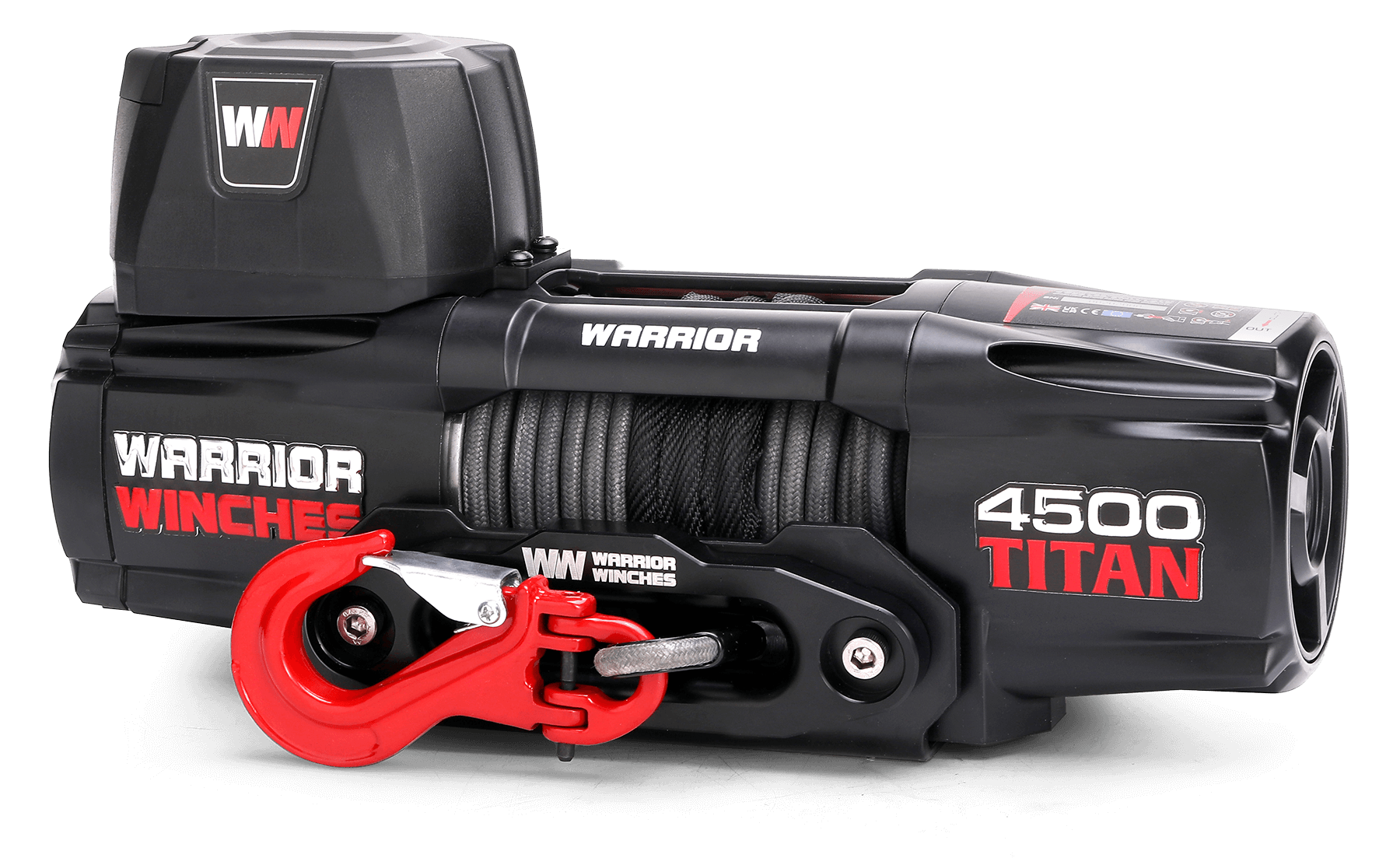 Titan 4500 Electric Winch - 12v Synthetic Rope