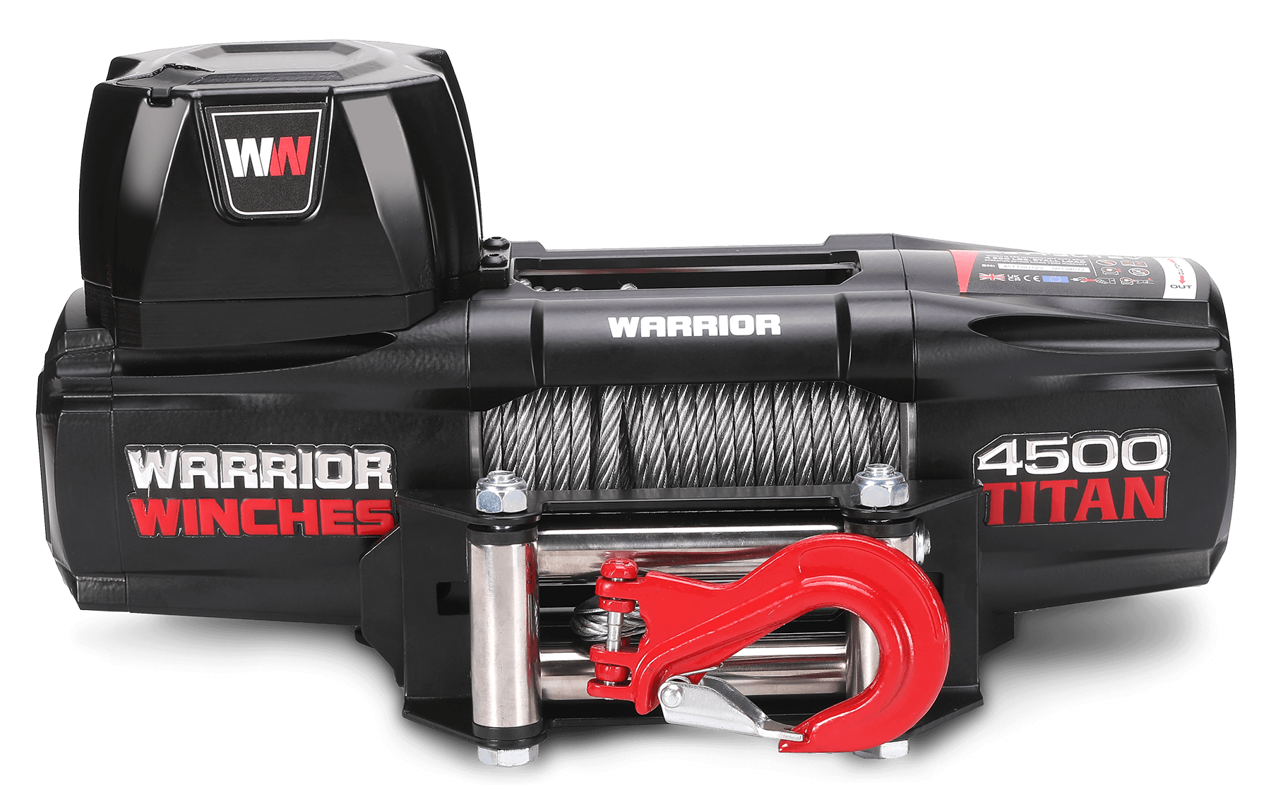 Titan 4500 Electric Winch - 12v Steel Rope - Bimson Power