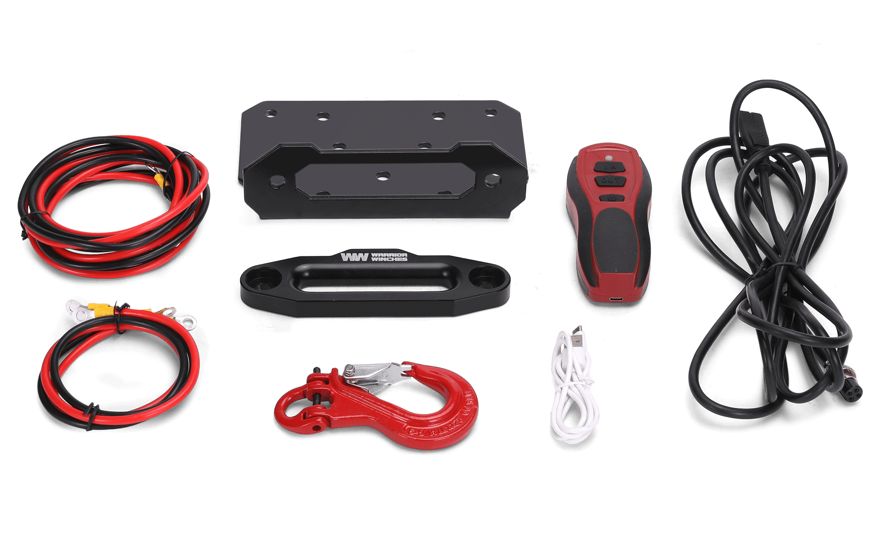 Warrior Titan 4500lb Winch - 24v Synthetic Rope