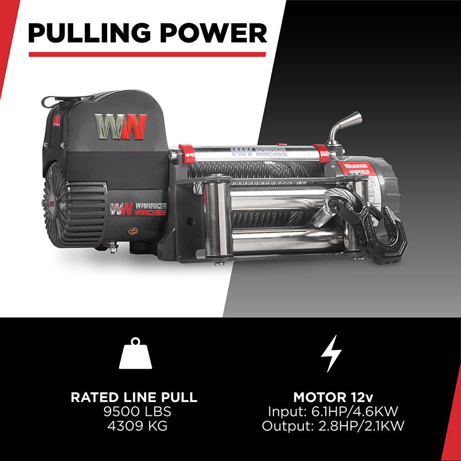 Warrior Samurai V2 Next Gen 9500lb Winch