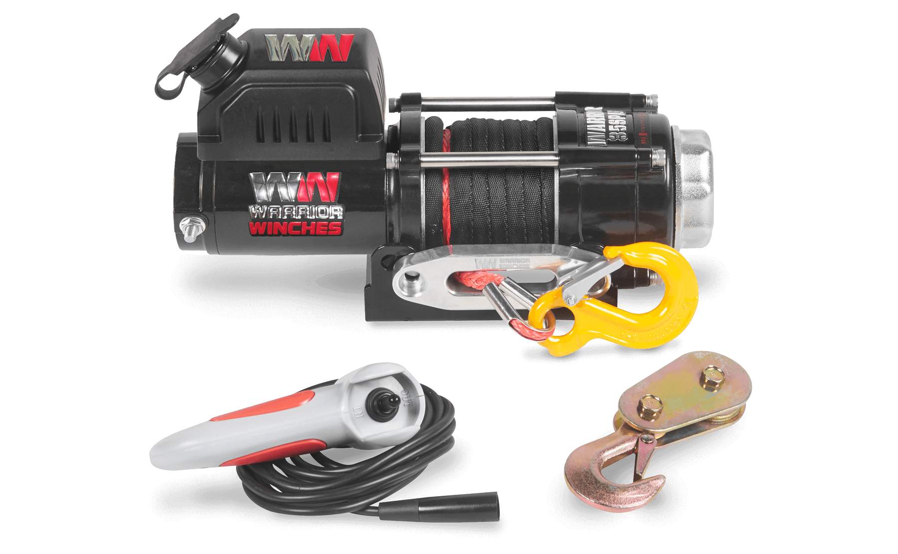 Ninja 3500 Electric Winch - 12v Synthetic Rope