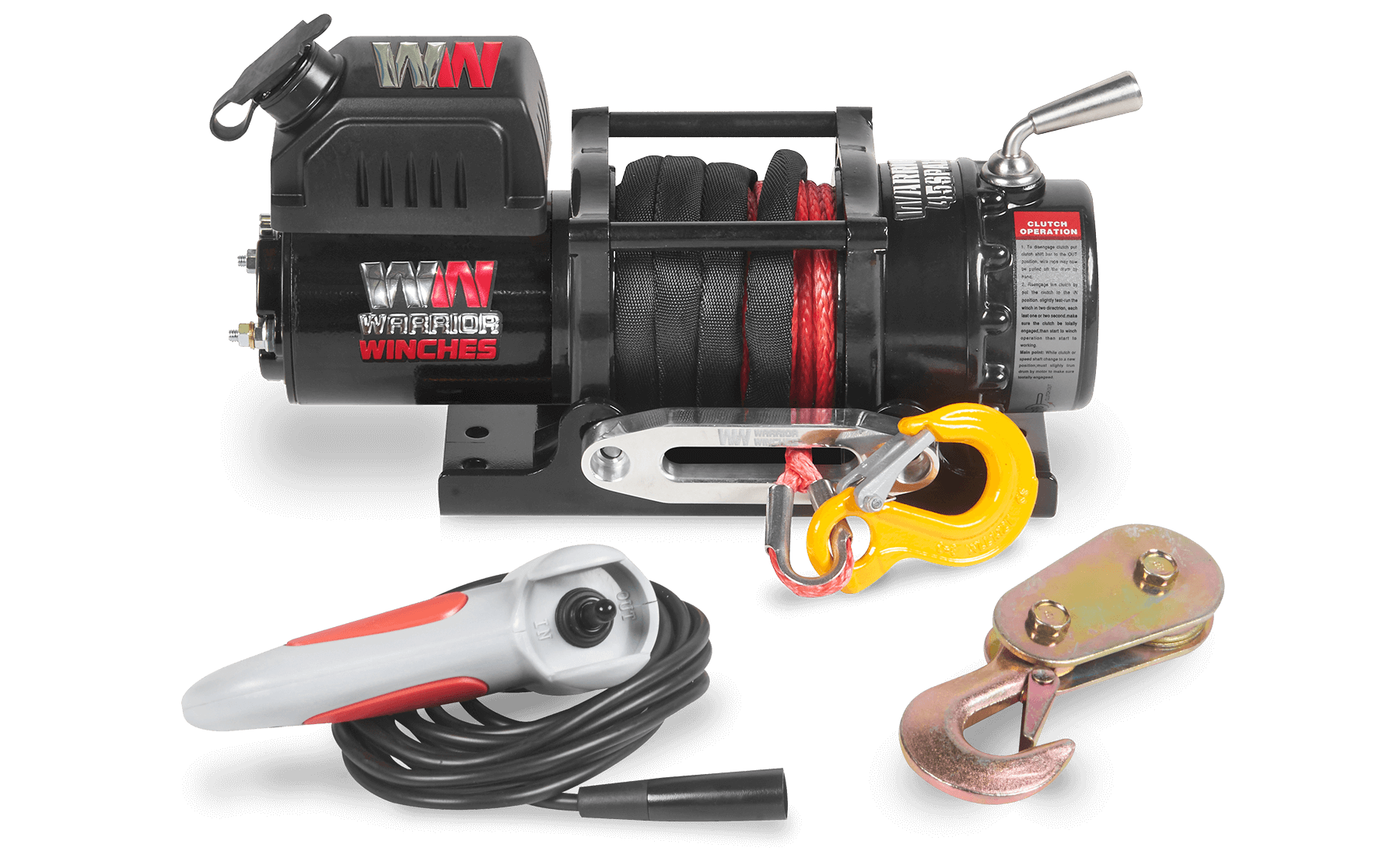Ninja 4500 Electric Winch - 12v Synthetic Rope