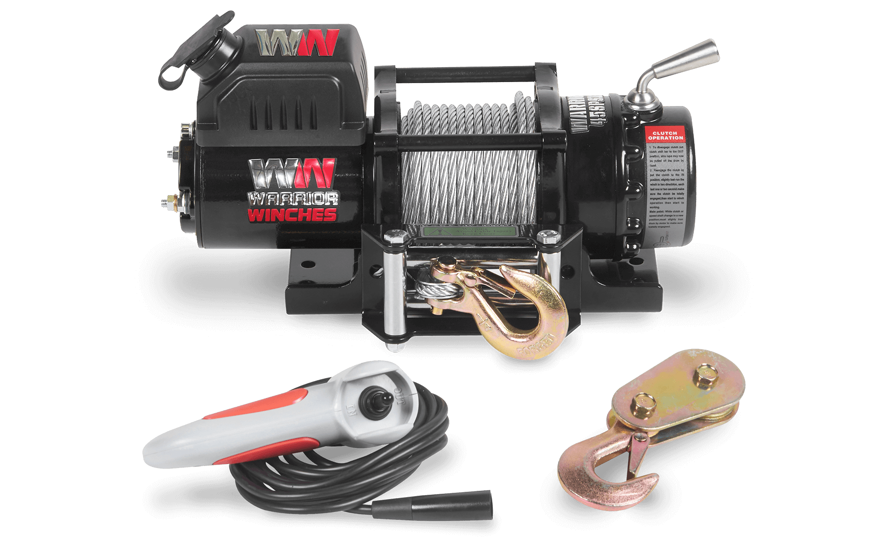 Ninja 4500 Electric Winch - 12v Steel Rope
