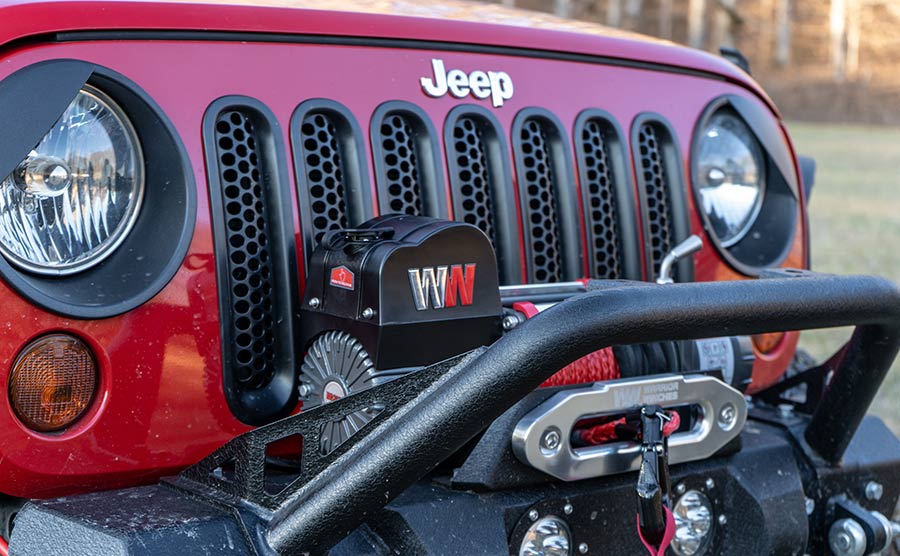 Warrior Samurai V2 Next Gen 12000lb Winch - 12v Synthetic Rope