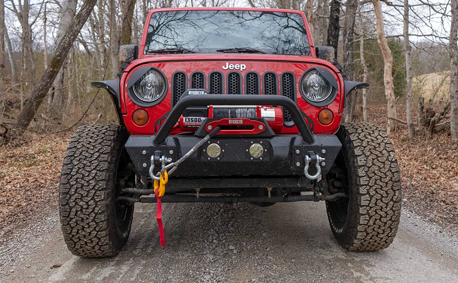 Stealth 13500lb Winch - 12v Synthetic Rope