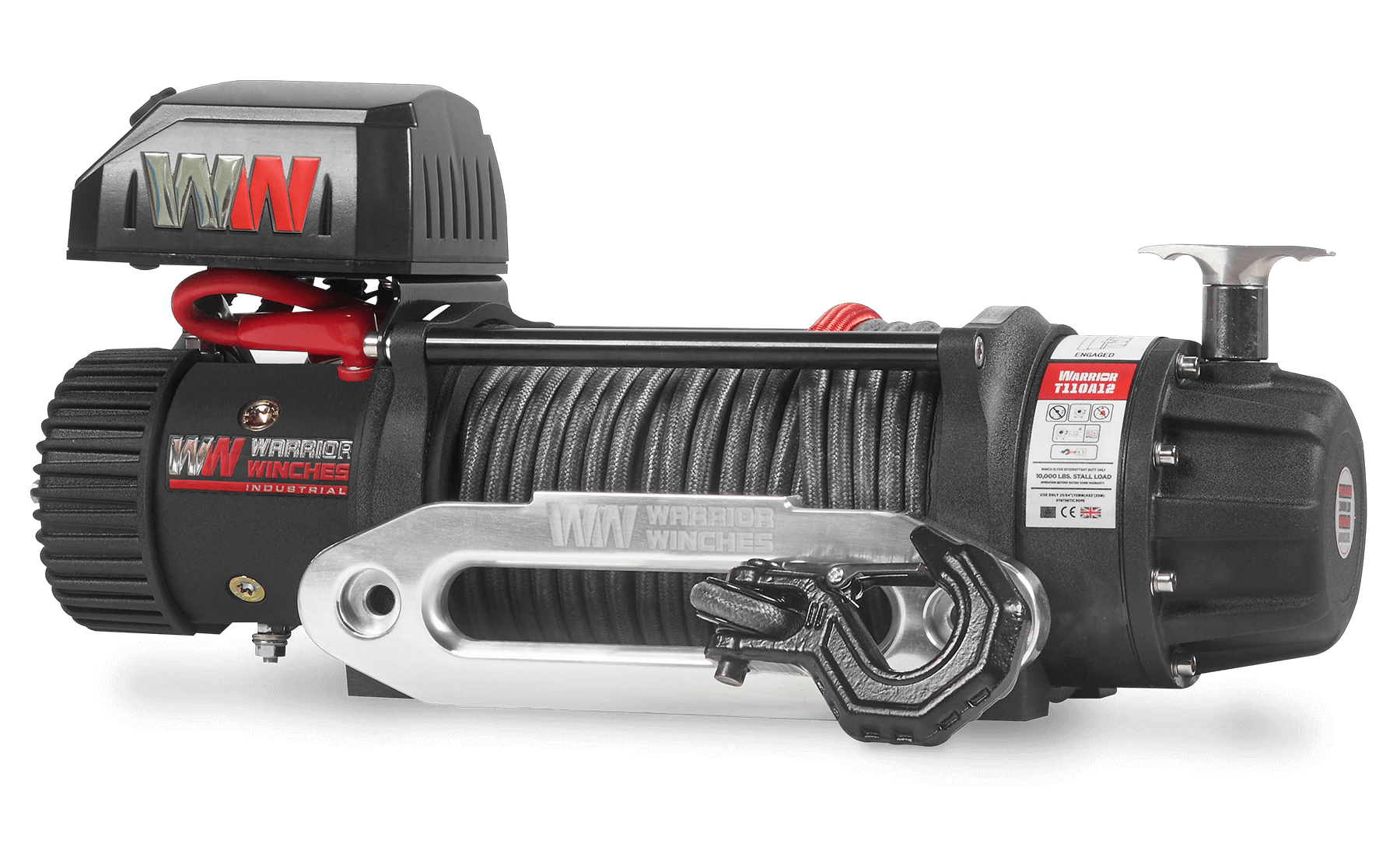 T1000 10000lb Electric Winch - 12v Synthetic Rope - Bimson Power