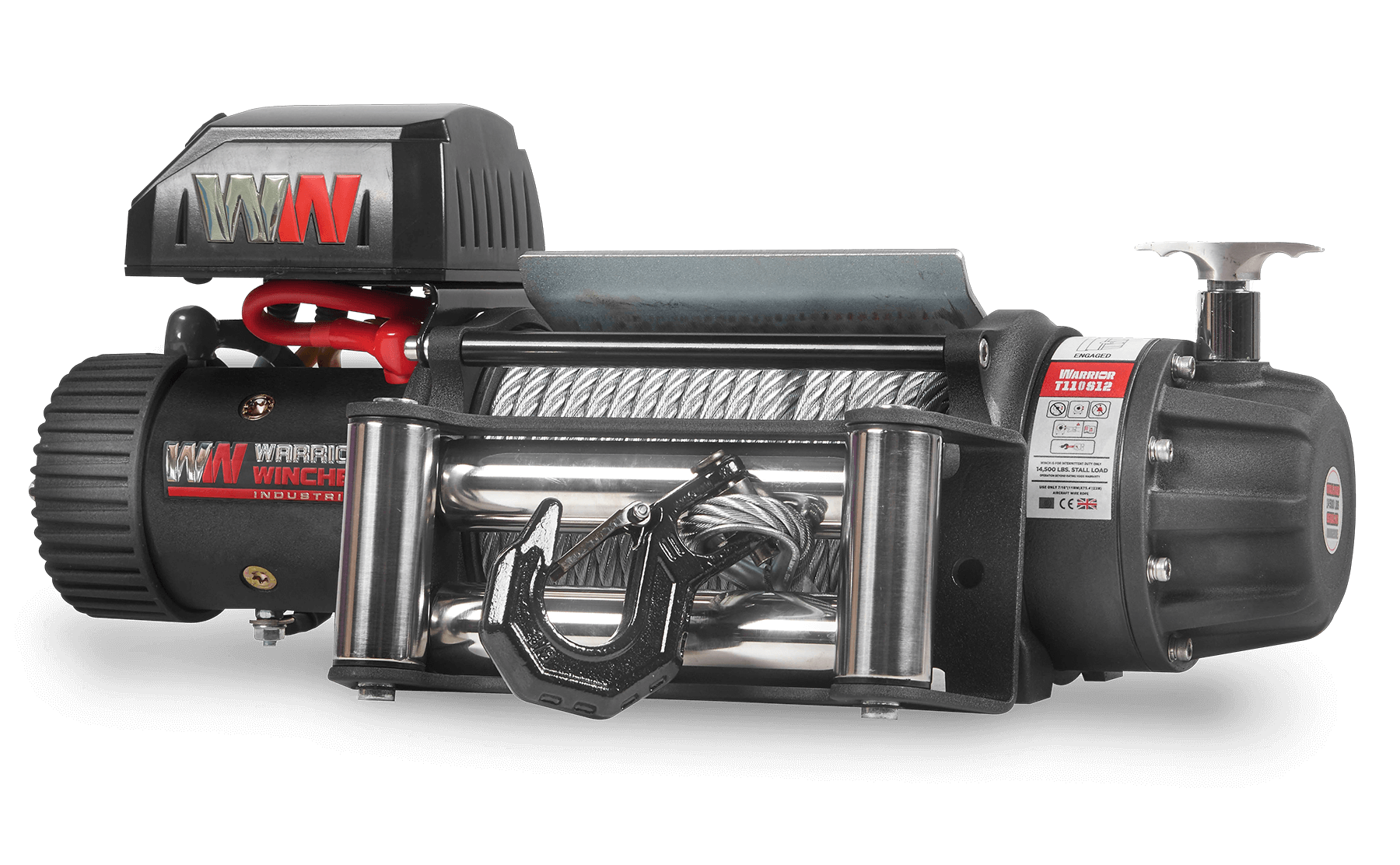 T1000 10000 Electric Winch - 12v Steel Rope