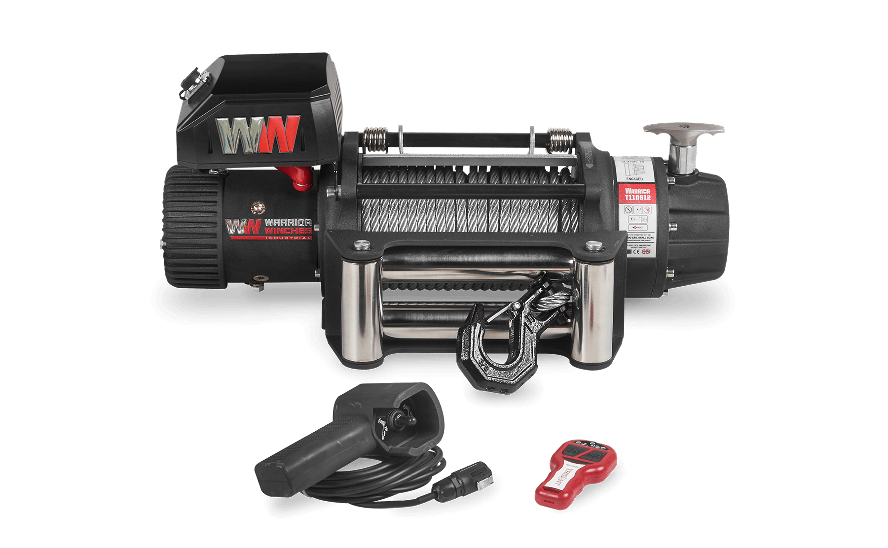 T1000 10000lb Electric Winch - 12v Steel Rope - Bimson Power