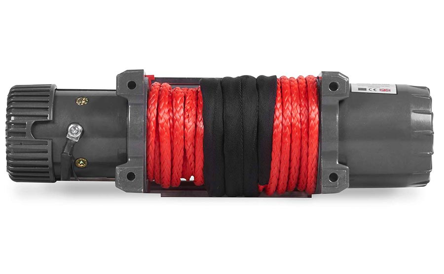 Warrior Samurai V2 Next Gen 9500lb Winch - 12v Synthetic Rope