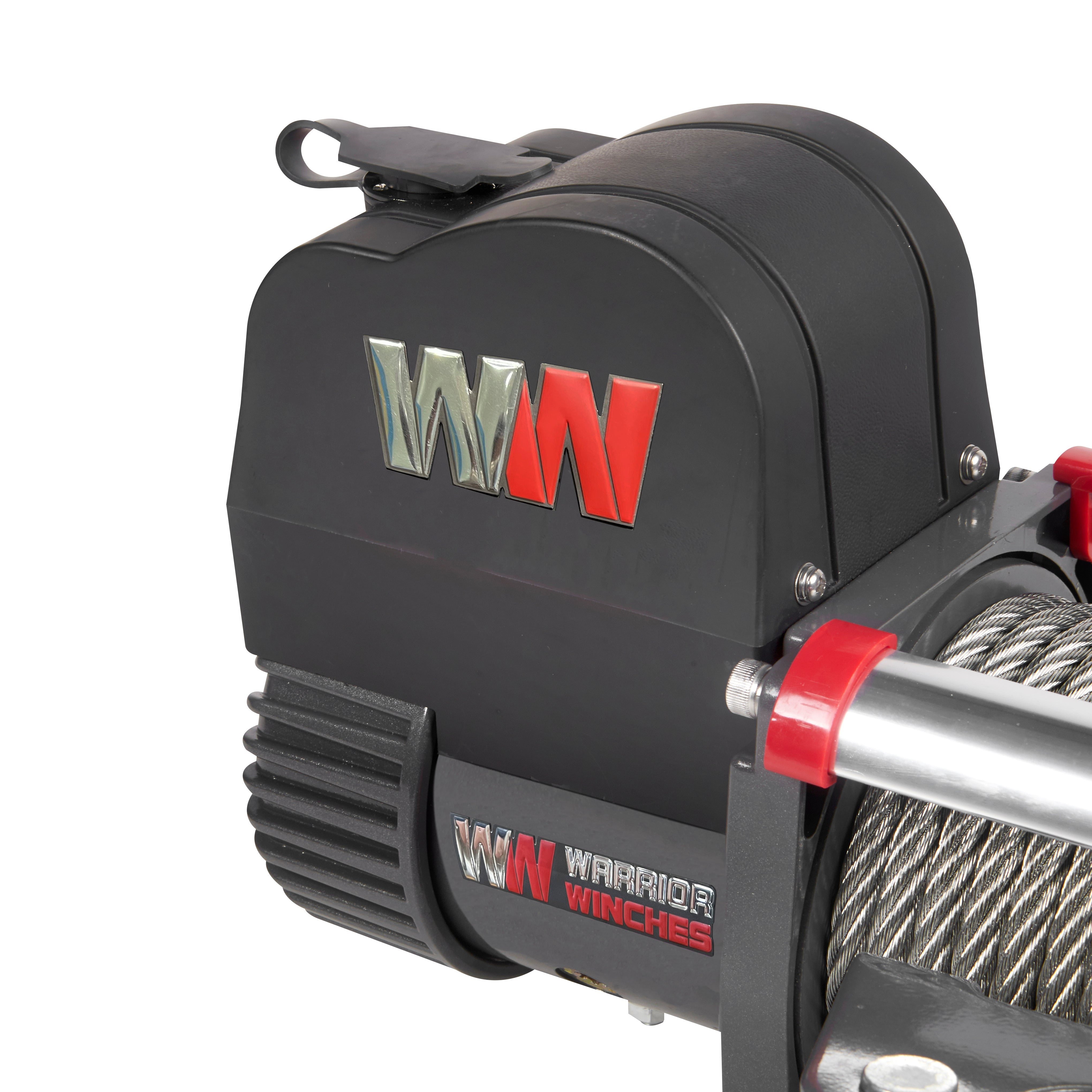 Warrior Samurai V2 Next Gen 12000lb Winch - 12v Steel Rope