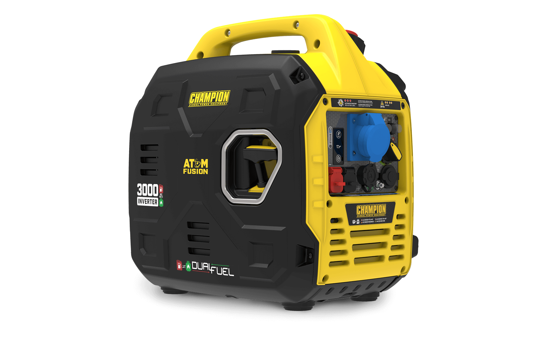 Champion 3000 Watt "Atom Fusion" Dual Fuel Inverter Generator