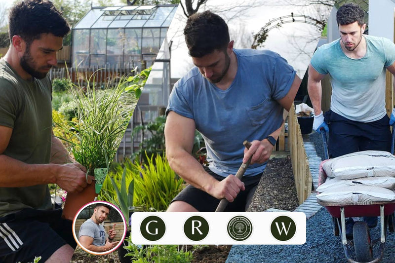 man gardening