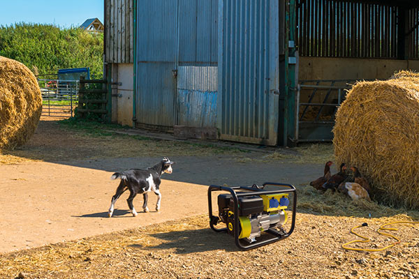 Generator on a farm