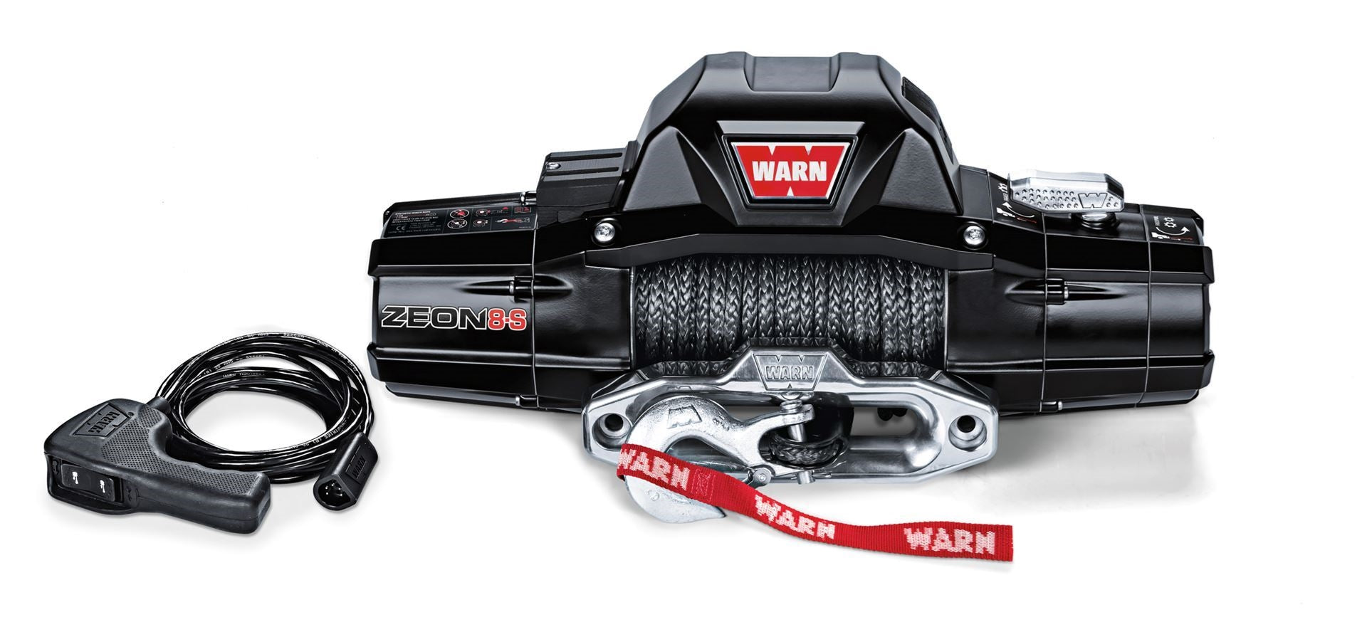 Warn Zeon 8 12v Electric Winch close up