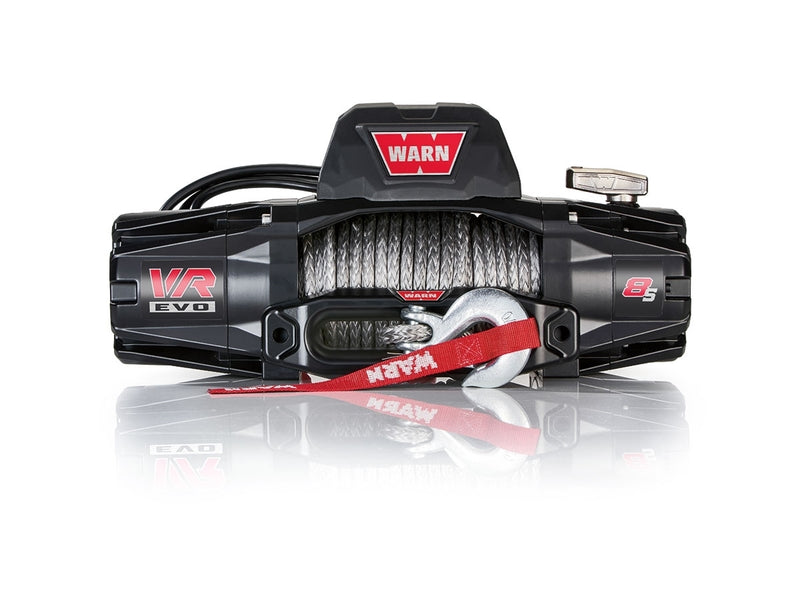 Warn VR Evo 8 12v Steel Rope Electric Winch with Wireless overview