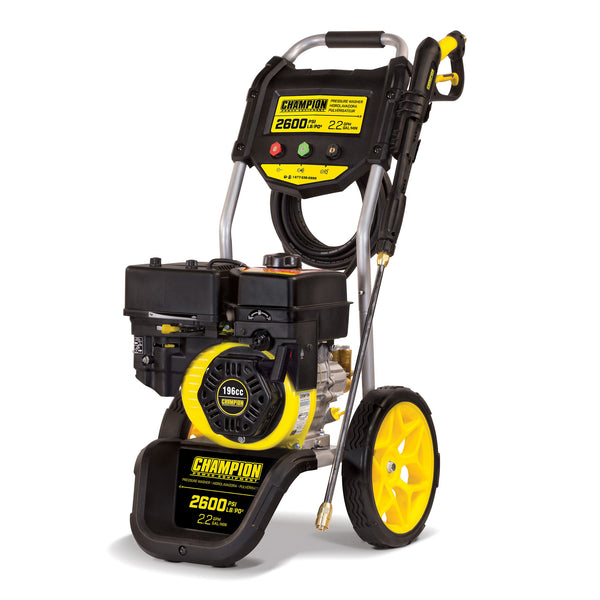 Overview of Champion 179 Bar (2600 PSI) 8.3 LPM Pressure Washer