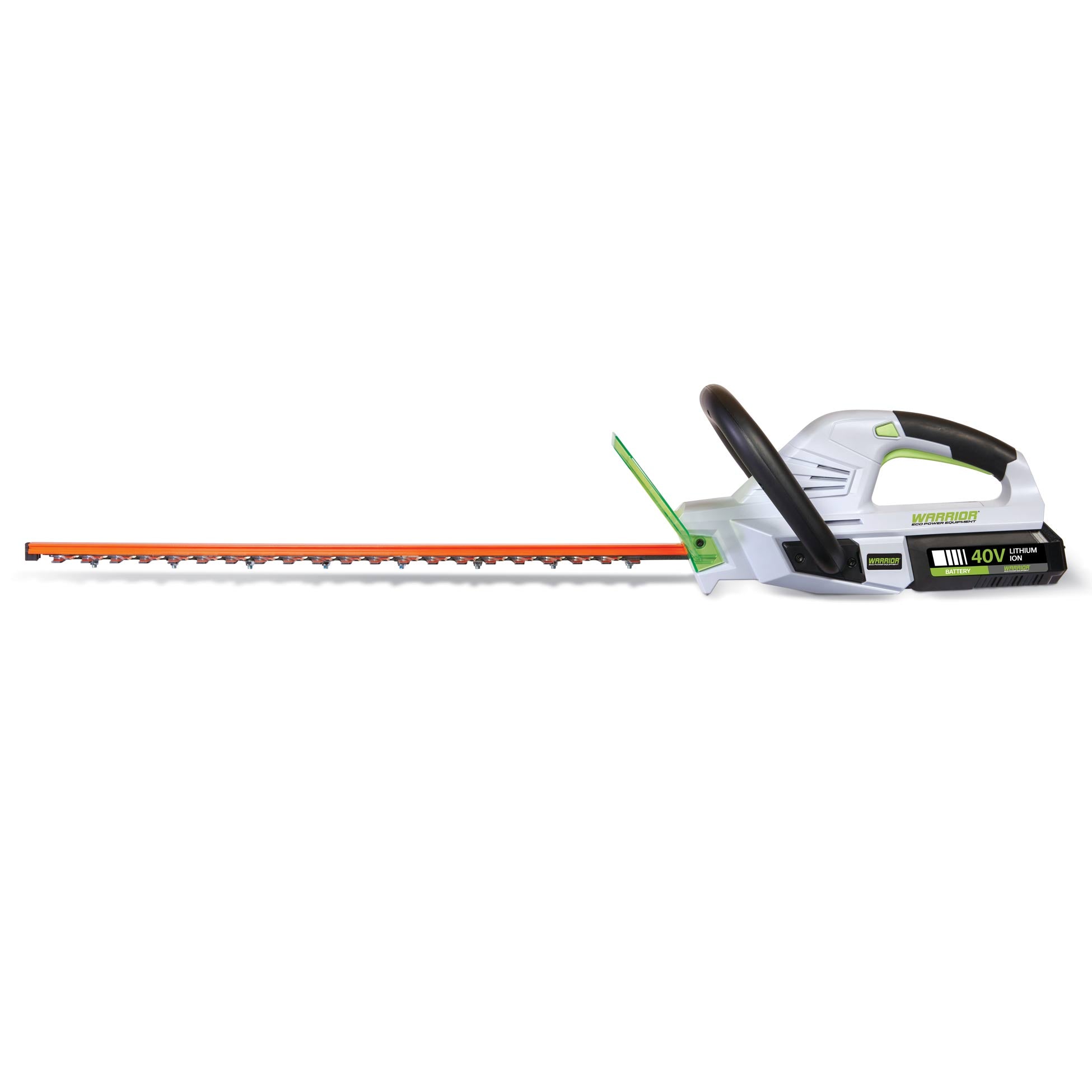 Overview of Warrior Eco Power Equipment 40v Cordless Hedge Trimmer