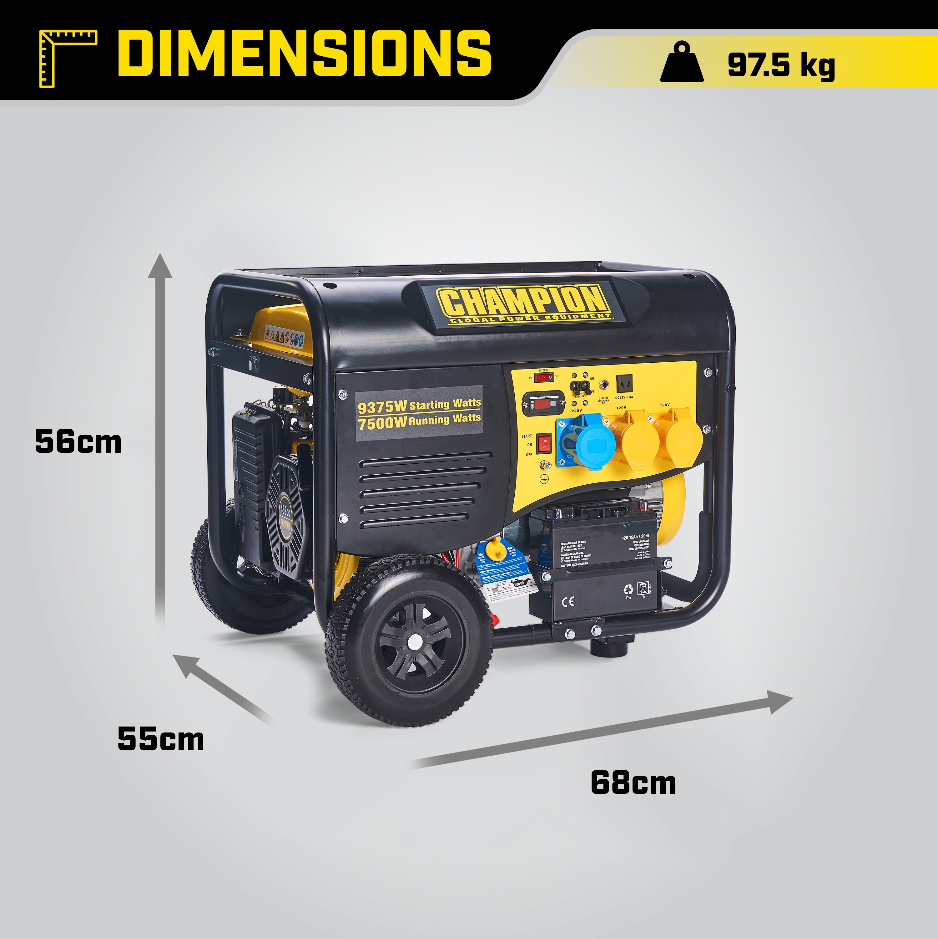 Champion 8000 Watt Petrol Generator - Bimson Power