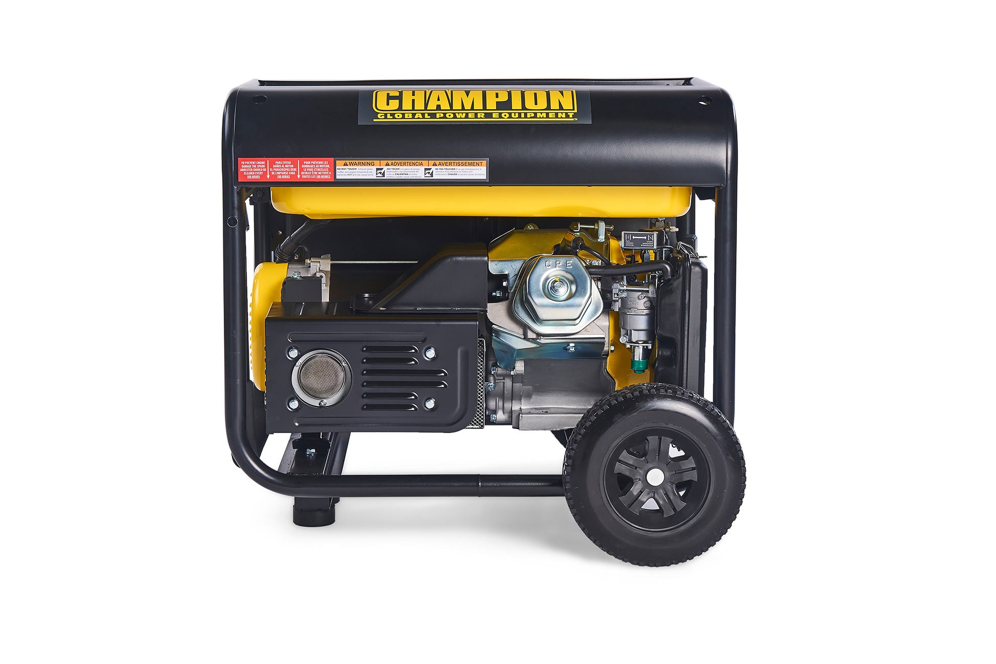 Back Side View of Champion 8000 Watt Petrol Generator