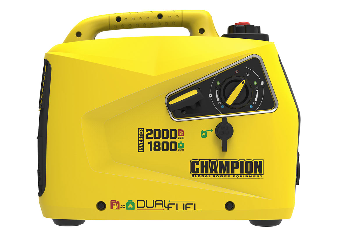 Champion Dual Fuel 2000W Inverter Benzin Gas Generator Stromerzeuger