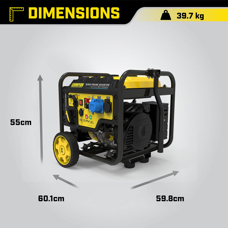 Champion 3600 Watt LPG Dual Fuel Digital Hybrid Inverter - Bimson Power