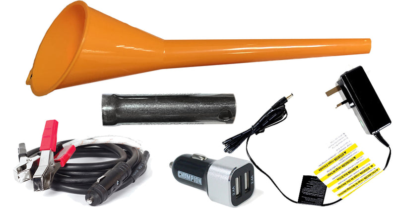 Accessories of Champion 3500 Watt LPG Dual Fuel Inverter Generator