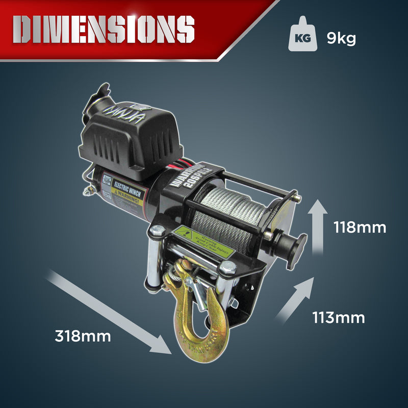 Warrior Ninja 2000lb Winch