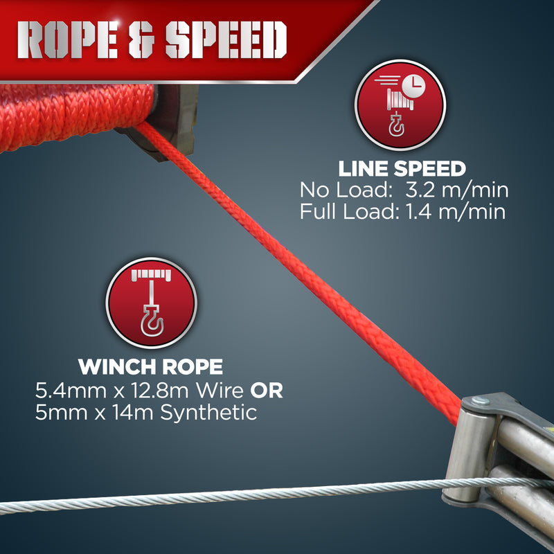 Warrior Ninja 3500lb Winch