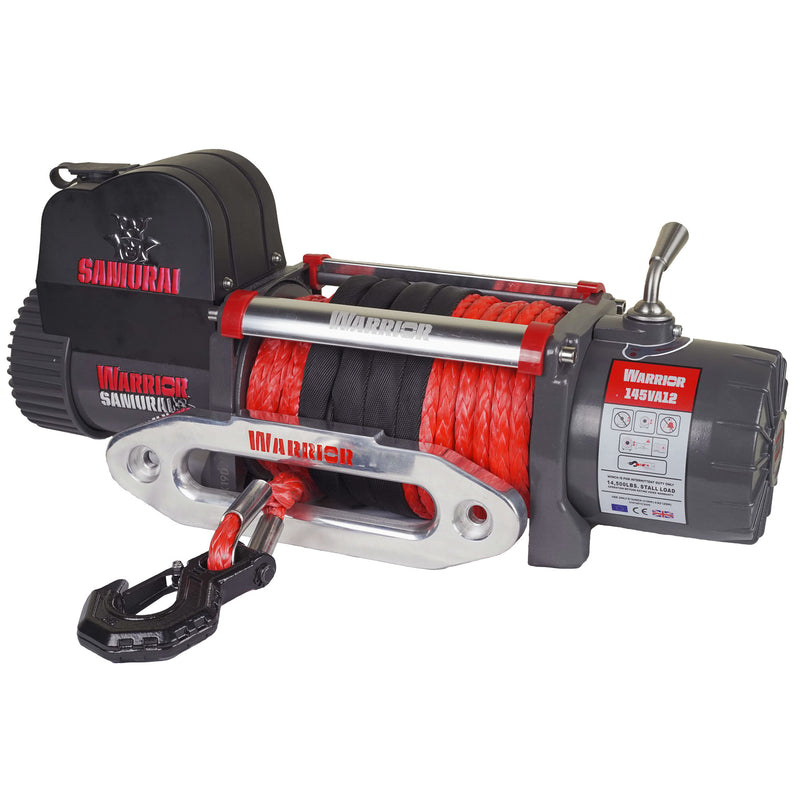 Warrior Samurai V2 Next Gen 14500lb Winch synthetic