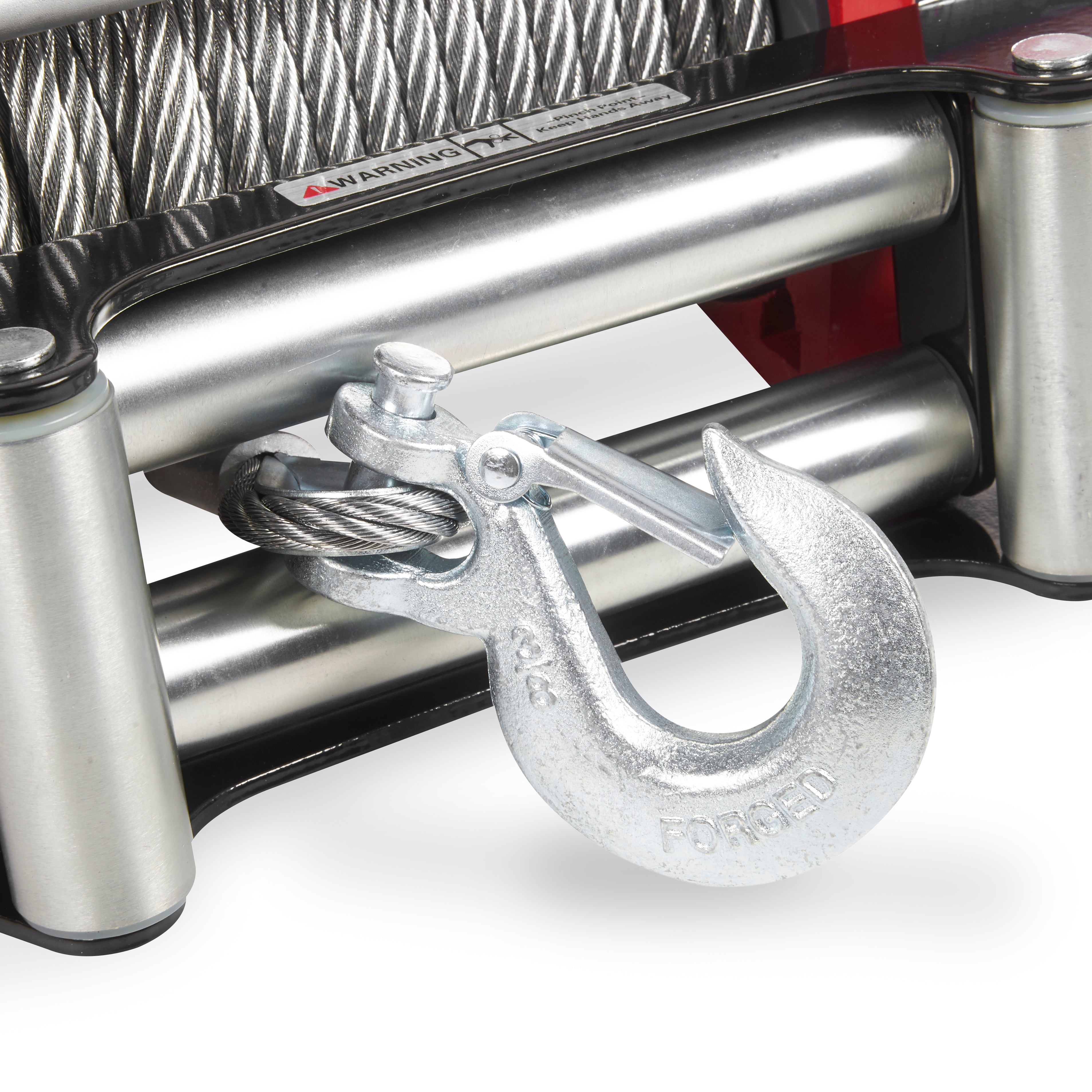 Stealth V2 13500lb Winch - 24v Steel Rope