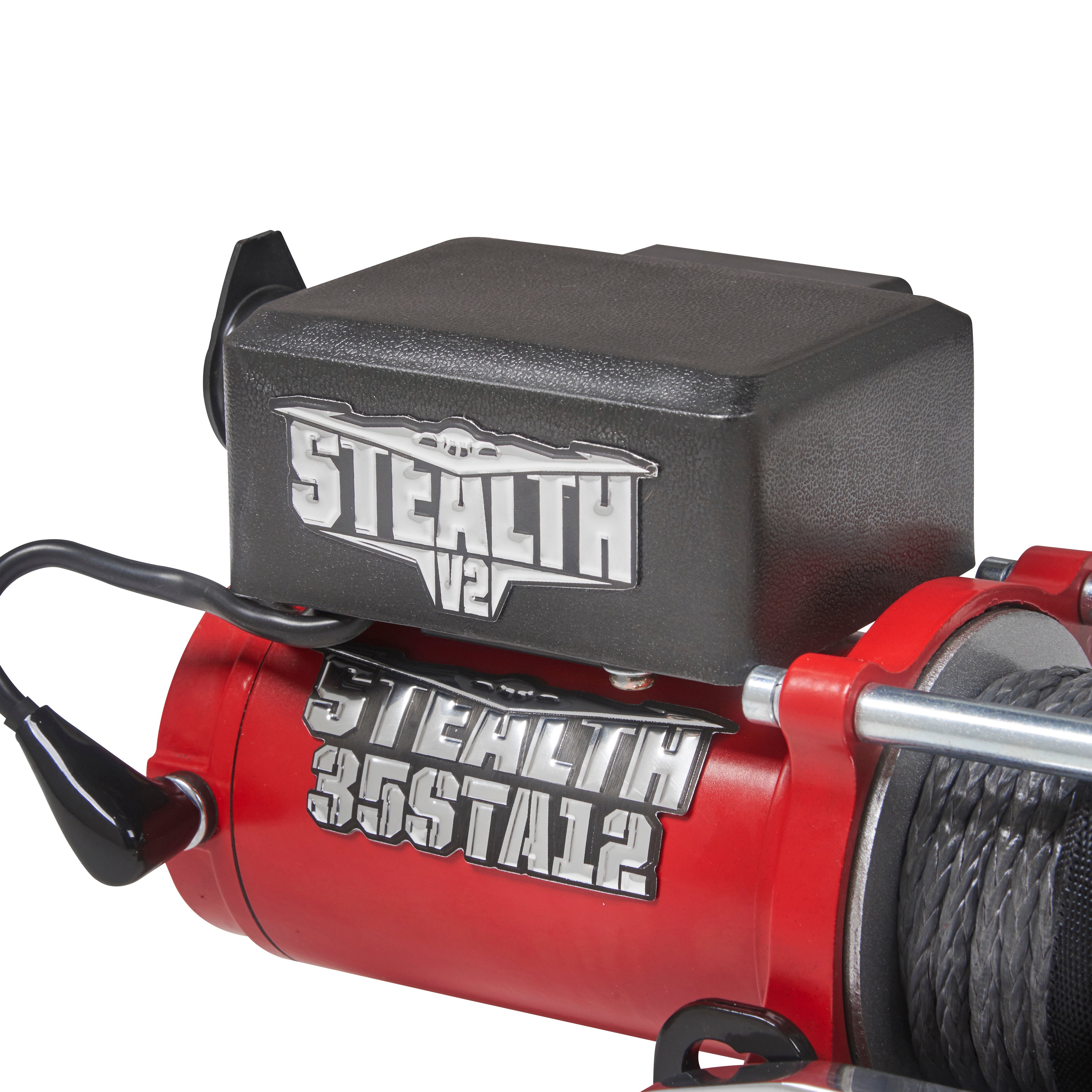 Stealth 3500lb Winch - Synthetic Rope
