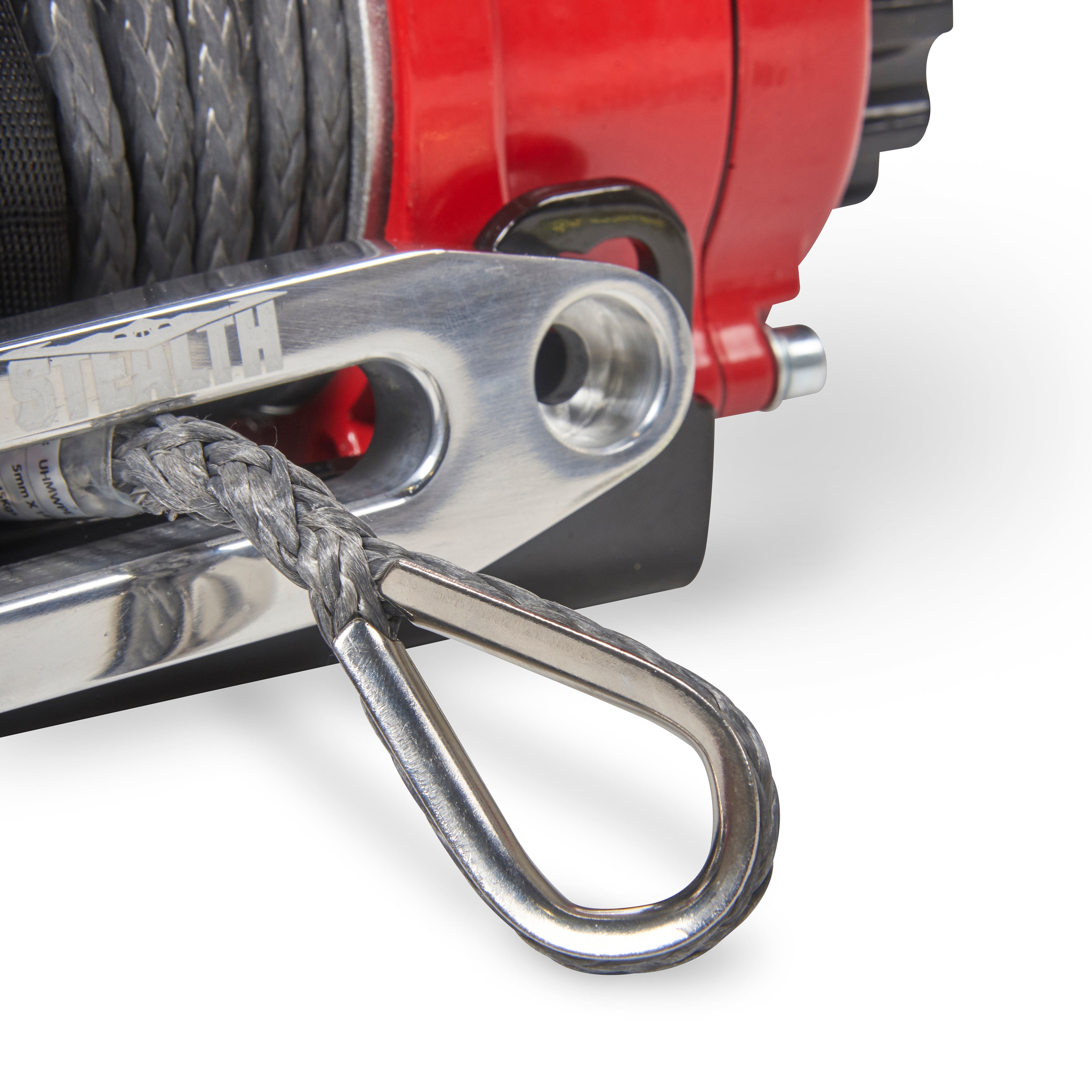 Stealth 3500lb Winch - Synthetic Rope